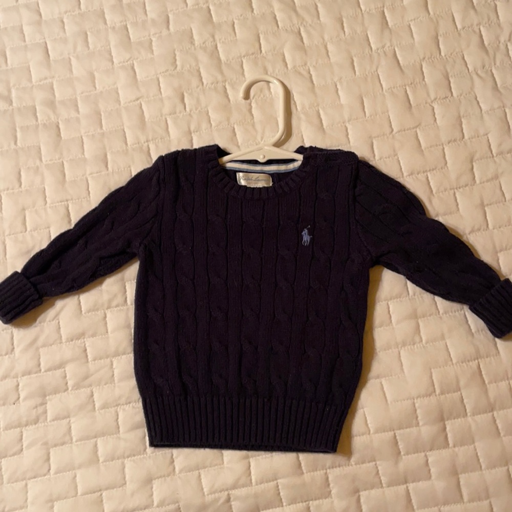 Ralph Lauren cotton sweater.  EUC. 12m